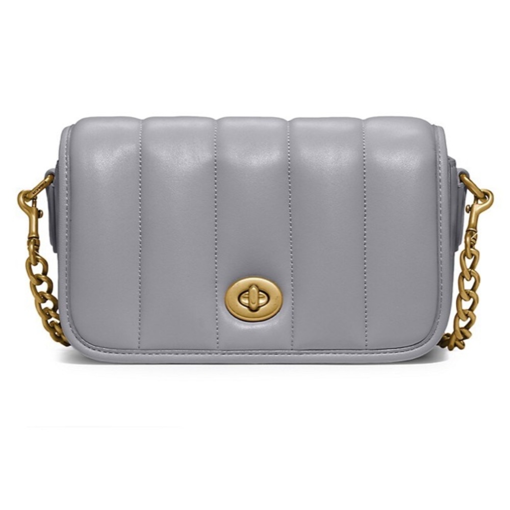 NWT Coach Originals Quilted Dinky 18 Bag in Granite